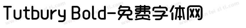 Tutbury Bold字体转换
